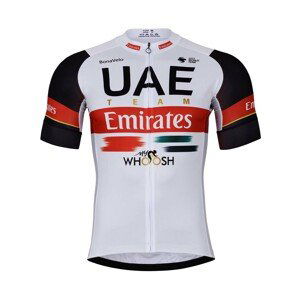 BONAVELO Cyklistický dres s krátkym rukávom - UAE 2022 - čierna/biela/červená XS