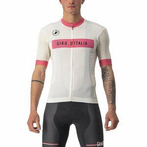 CASTELLI Cyklistický dres s krátkym rukávom - GIRO D'ITALIA 2024 - biela M