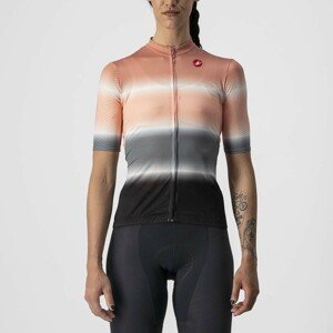 CASTELLI Cyklistický dres s krátkym rukávom - DOLCE LADY - ružová/šedá/čierna XS