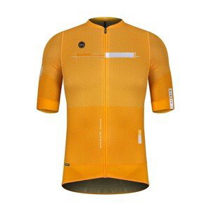 GOBIK Cyklistický dres s krátkym rukávom - CARRERA 2.0 MANGO - oranžová XS