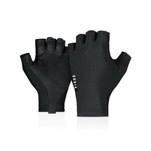 GOBIK Cyklistické rukavice krátkoprsté - BLACK MAMBA - čierna XL
