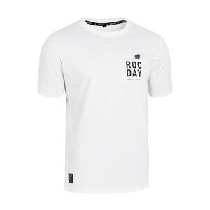 ROCDAY Cyklistické tričko s krátkym rukávom - PINE - biela