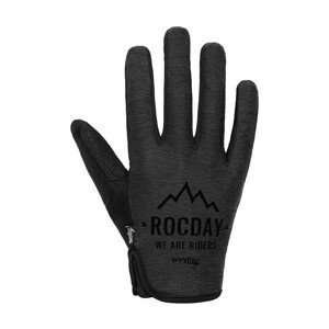 ROCDAY Cyklistické rukavice dlhoprsté - FLOW NEW - čierna XL
