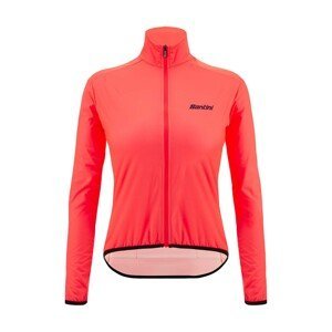SANTINI Cyklistická vetruodolná bunda - NEBULA WINDPROOF W - ružová