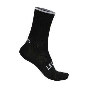 LE COL Cyklistické ponožky klasické - LIGHTWEIGHT - čierna