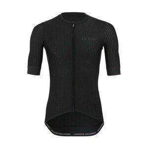 LE COL Cyklistický dres s krátkym rukávom - PRO AERO - čierna 2XL