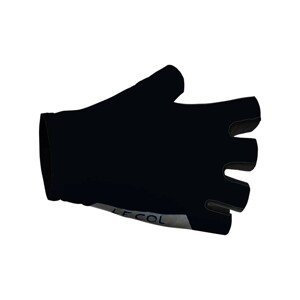 LE COL Cyklistické rukavice krátkoprsté - UNPADDED CYCLING - čierna