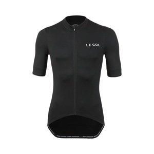 LE COL Cyklistický dres s krátkym rukávom - HORS CATEGORIE II - čierna