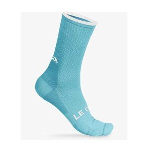 LE COL Cyklistické ponožky klasické - CYCLING - modrá/svetlo modrá L-XL