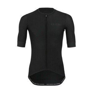 LE COL Cyklistický dres s krátkym rukávom - PRO AERO - čierna M