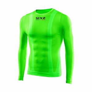 SIX2 Cyklistické tričko s dlhým rukávom - TS2 C - zelená 2XL