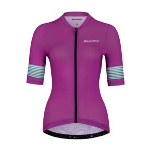 HOLOKOLO Cyklistický dres s krátkym rukávom - RAINBOW LADY - ružová 2XL