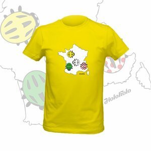 NU. BY HOLOKOLO Cyklistické tričko s krátkym rukávom - VICTORIOUS - žltá XL