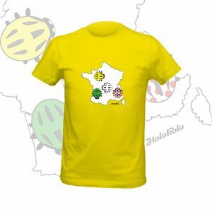 NU. BY HOLOKOLO Cyklistické tričko s krátkym rukávom - VICTORIOUS - žltá XS