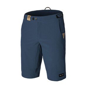 ROCDAY Cyklistické nohavice krátke bez trakov - GRAVEL - modrá XL