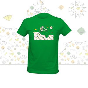 NU. BY HOLOKOLO Cyklistické tričko s krátkym rukávom - SUPERHERO KIDS - zelená