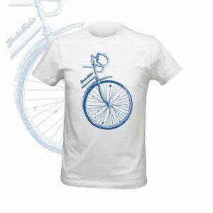 NU. BY HOLOKOLO Cyklistické tričko s krátkym rukávom - CREATIVE - biela XS