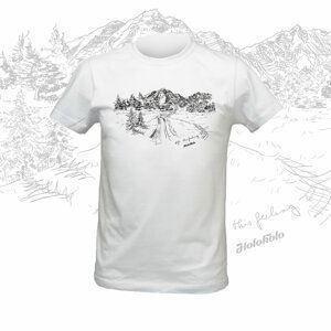 NU. BY HOLOKOLO Cyklistické tričko s krátkym rukávom - PURE - biela XL