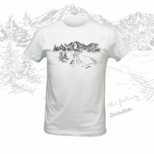 NU. BY HOLOKOLO Cyklistické tričko s krátkym rukávom - PURE - biela L