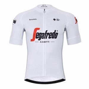BONAVELO Cyklistický dres s krátkym rukávom - TREK 2022 - biela/červená/modrá 6XL