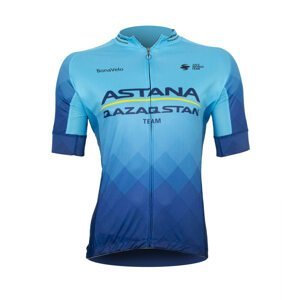 BONAVELO Cyklistický dres s krátkym rukávom - ASTANA 2022 - modrá 6XL