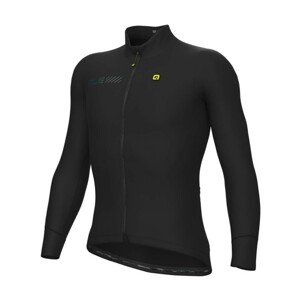 ALÉ Cyklistická zateplená bunda - FONDO 2.0 SOLID - čierna 4XL