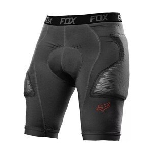 FOX šortky s chráničmi - TITAN RACE - antracitová XL