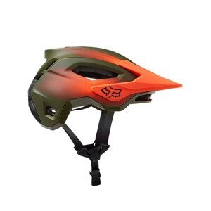 FOX Cyklistická prilba - SPEEDFRAME PRO FADE - zelená/oranžová (59-60 cm)