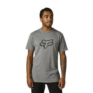 FOX Cyklistické tričko s krátkym rukávom - LEGACY FOX HEAD - šedá 2XL