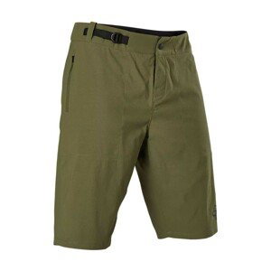 FOX Cyklistické nohavice krátke bez trakov - RANGER - zelená L