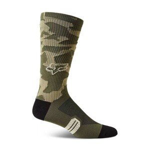 FOX Cyklistické ponožky klasické - RANGER - zelená L-XL