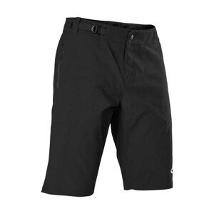 FOX Cyklistické nohavice krátke bez trakov - RANGER - čierna L