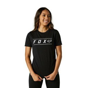 FOX Cyklistické tričko s krátkym rukávom - PINNACLE DRIRELEASE® - čierna XS