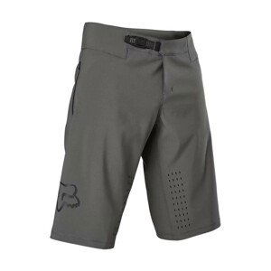 FOX Cyklistické nohavice krátke bez trakov - DEFEND SHORTS - šedá 3XL