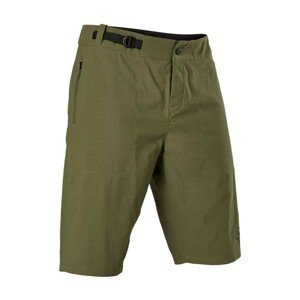 FOX Cyklistické nohavice krátke bez trakov - RANGER - zelená M