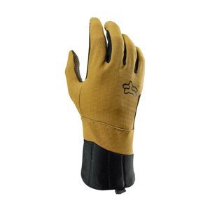 FOX Cyklistické rukavice dlhoprsté - DEFEND PRO FIRE - hnedá XL