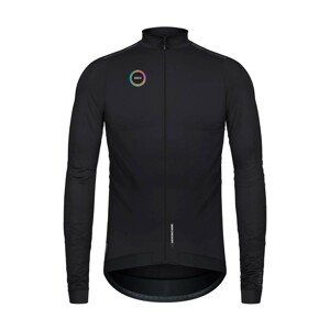 GOBIK Cyklistická zateplená bunda - ARMOUR THERMAL - čierna 2XL