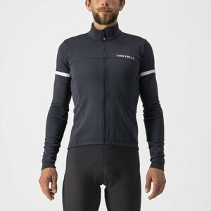 CASTELLI Cyklistický dres s dlhým rukávom zimný - FONDO 2 WINTER - antracitová M