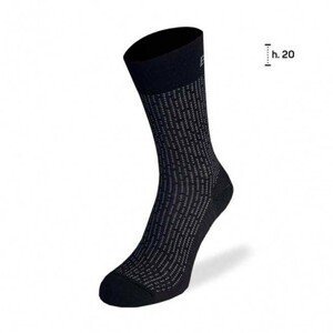 BIOTEX Cyklistické ponožky klasické - 3D - čierna/šedá 46-48