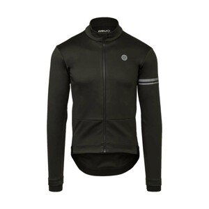 AGU Cyklistická zateplená bunda - WINTER ESSENTIAL - čierna 3XL