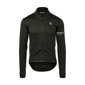 AGU Cyklistická zateplená bunda - WINTER ESSENTIAL - čierna L