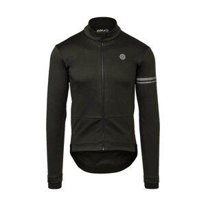 AGU Cyklistická zateplená bunda - WINTER ESSENTIAL - čierna 2XL