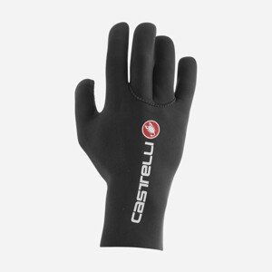 CASTELLI Cyklistické rukavice dlhoprsté - DILUVIO C - čierna S-M