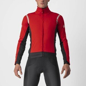 CASTELLI Cyklistická zateplená bunda - ALPHA RoS 2 - červená XL