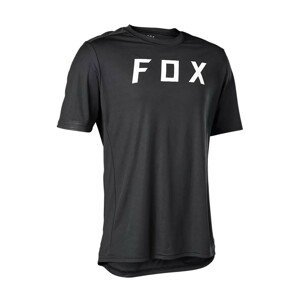 FOX Cyklistický dres s krátkym rukávom - RANGER MOTH - čierna XL