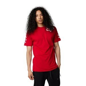 FOX Cyklistické tričko s krátkym rukávom - TOKSYK PREMIUM - červená 2XL