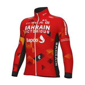 ALÉ Cyklistická zateplená bunda - B. VICTORIOUS 2022 - čierna/červená 5XL