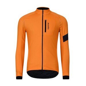 HOLOKOLO Cyklistická zateplená bunda - 2in1 WINTER - oranžová 5XL