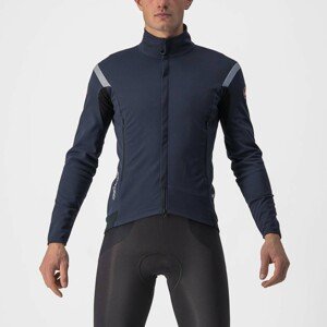 CASTELLI Cyklistická zateplená bunda - PERFETTO ROS 2 - modrá L