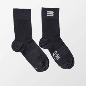 SPORTFUL Cyklistické ponožky klasické - MATCHY - čierna
